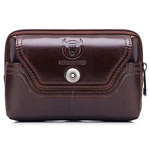 Sunydog Herren Leder Gürteltasche Gürteltasche Bauchtasche Handytasche mit Gürtelschlaufe von Sunydog