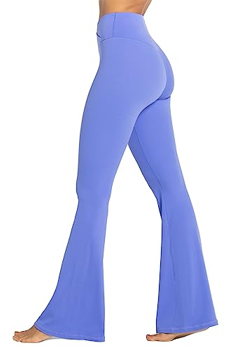 Sunzel Damen Leggings mit Bauchkontrolle, gekreuzter Taille und weitem Bein, Immergrün, S von Sunzel