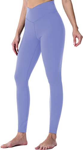 Sunzel Workout-Leggings für Damen, kniebeugenfest, hohe Taille, Yogahose, 4-Wege-Stretch, butterweich, Periwinkle, Groß von Sunzel