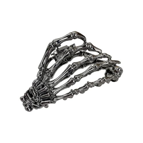 Suoumwa Haarclip mit Schädel Design für Frauen Haarklauenklammern, Halloween Haarzubehör von Suoumwa