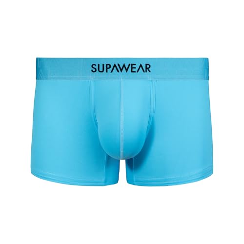 Supawear - Männer Boxer Slip Unterwäsche - Neon Trunk Neon Blue - 1x Größe L von Supawear