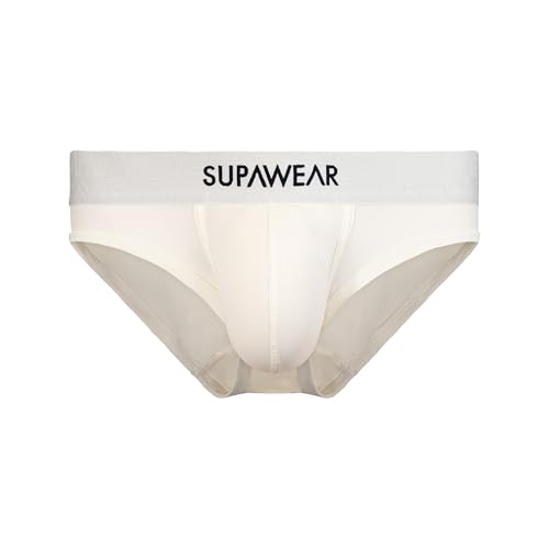 Supawear - Männer Slip Unterwäsche - Neon Brief Ivory - 1x Größe M von Supawear