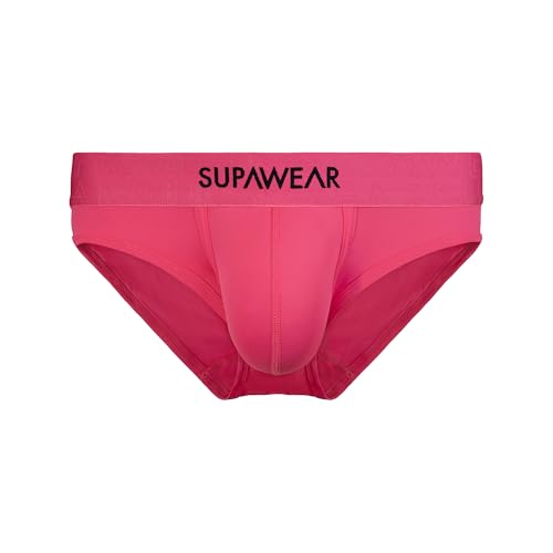 Supawear - Männer Slip Unterwäsche - Neon Brief Neon Pink - 1x Größe L von Supawear