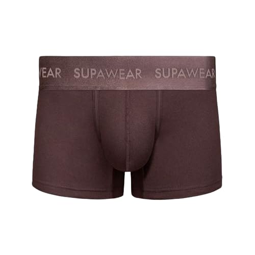 Supawear - Männer Boxer Slip Unterwäsche - Ribbed Trunk Peppercorn - 1x Größe L von Supawear