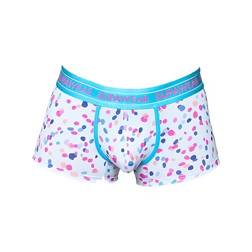 Supawear - Männer Boxer Slip Unterwäsche - Sprint Trunk Ditsy Dots - 1x Größe L von Supawear