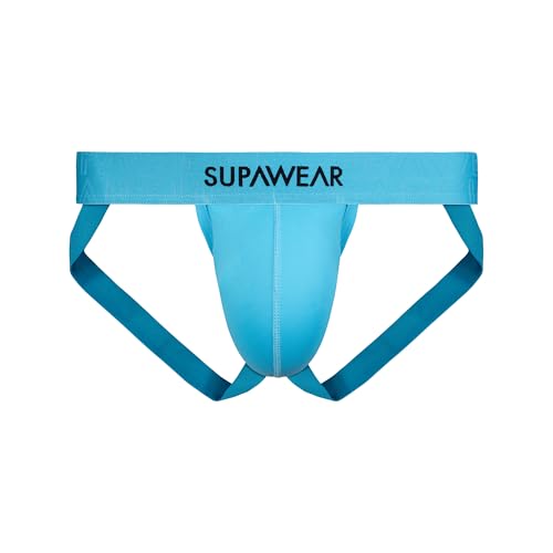 Supawear - Männer Unterwäsche - Neon Jockstrap Neon Blue - 1x Größe S von Supawear