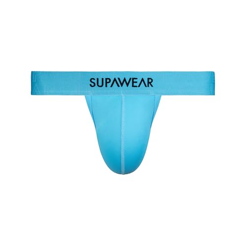 Supawear - Männer Thongs Unterwäsche - Neon Thong Neon Blue - 1x Größe L von Supawear