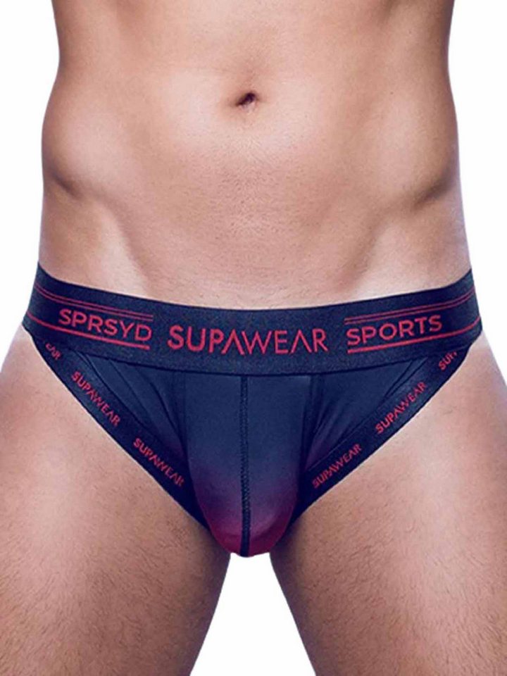 Supawear Slip Supawear SPR Training Brief Underwear Red von Supawear