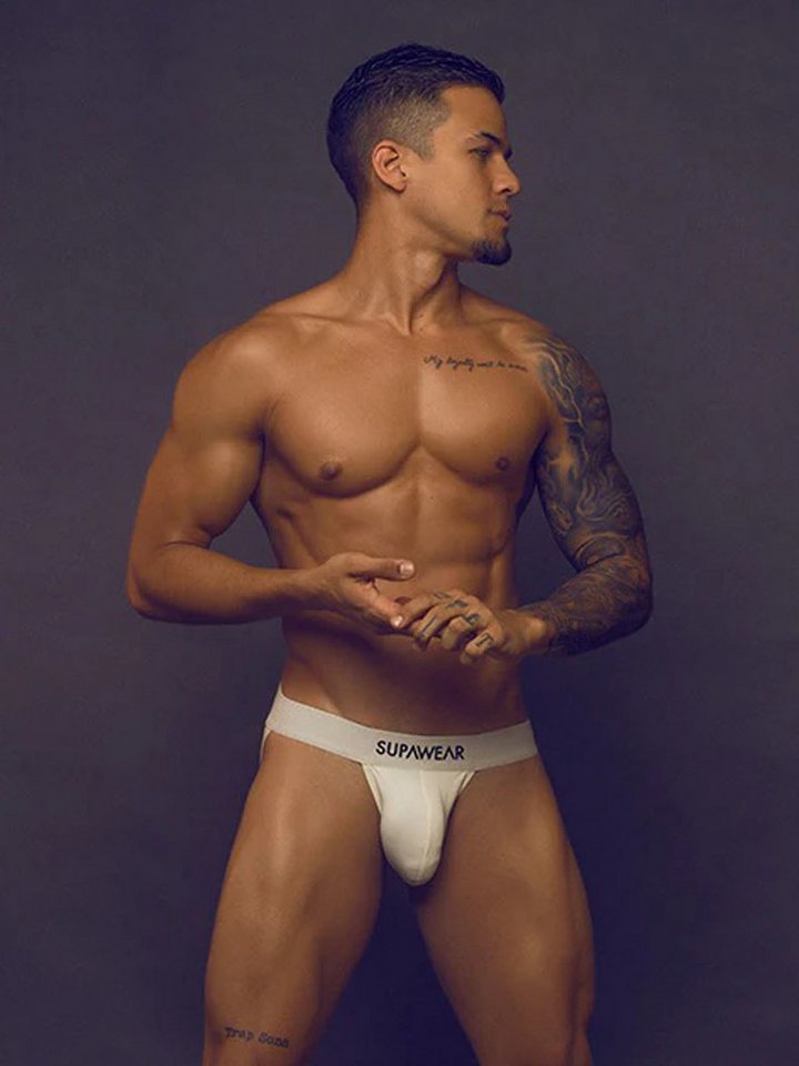 Supawear String Supawear Neon Jockstrap Underwear Ivory von Supawear