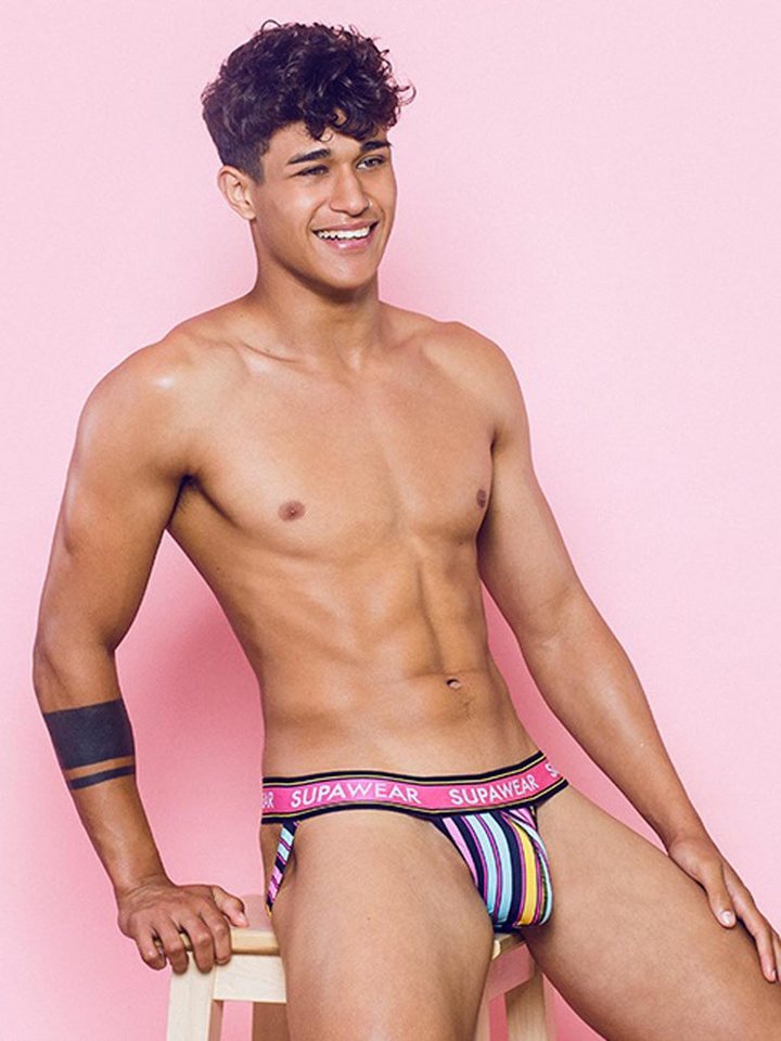 Supawear String Supawear Sprint Jockstrap Underwear Stripes L von Supawear