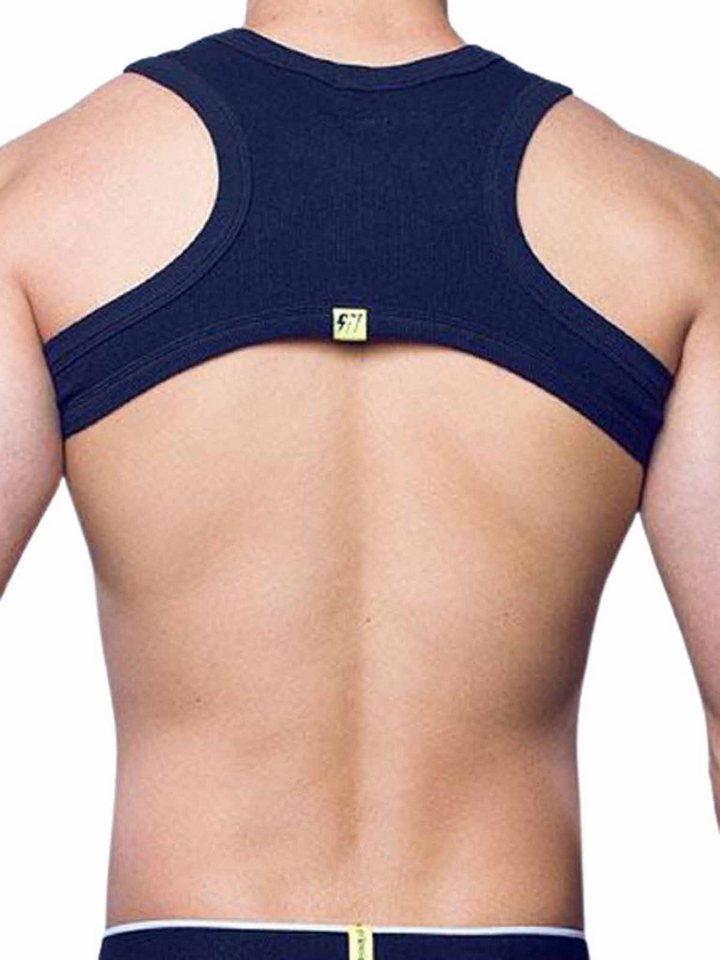 Supawear Tanktop Supawear Ribbed Slashed Cropped Top Black M von Supawear