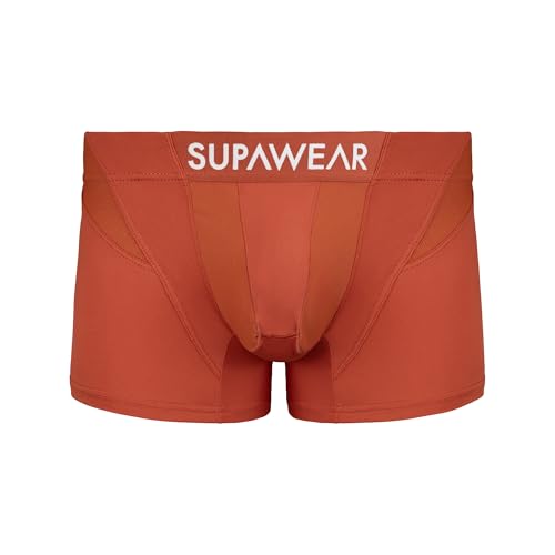 Supawear - Männer Boxer Slip Unterwäsche - Vortex Trunk Cranberry - 1x Größe M von Supawear