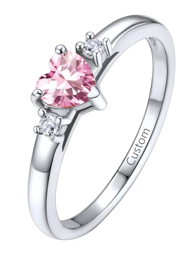 Supcare Frauen Ringe Silber Damen mit Stein Fingerringe mit Herz Geburtsstein Namen Trauringe Silber Verlobungsring Engagement Ringe mit Gravur Freundschaftsringe Namenring Modeschmuck für Hochzeit Supcare Frauen Ringe Silber Damen mit Stein Fingerringe mit Herz Geburtsstein Namen Trauringe Silber Verlobungsring Engagement Ringe mit Gravur Freundschaftsringe Namenring Modeschmuck für Hochzeit von Supcare
