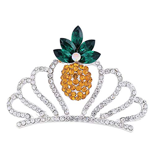 Supefriendly Ananas-Serie Headwear Glitter Strass Stirnband Mädchen Pferdeschwanz Haarschmuck -8 von Supefriendly