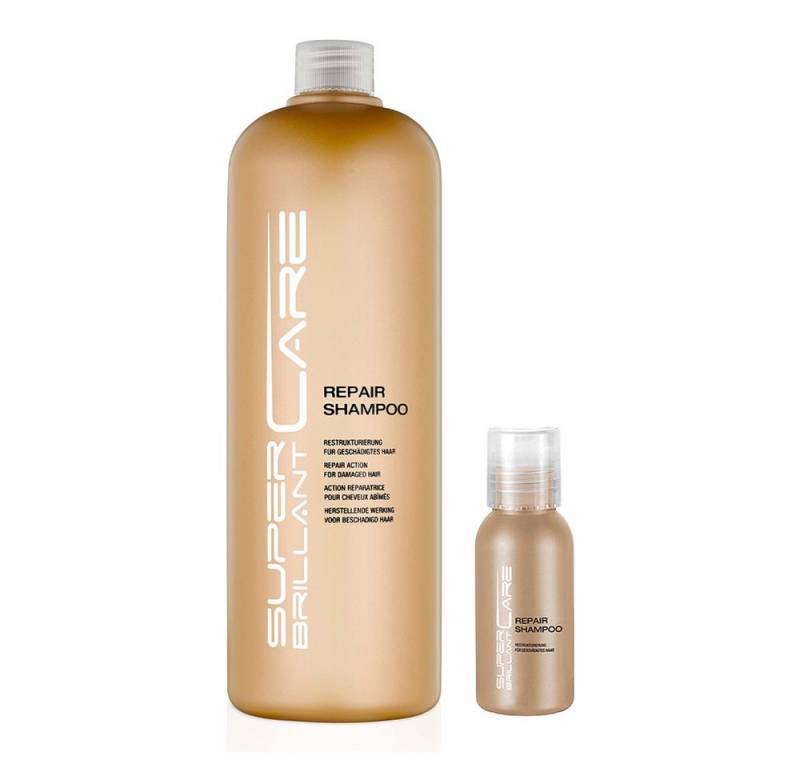 Super Brillant Care Haarshampoo SBC Repair Shampoo 1 L & SBC Repair Shampoo 50 ml von Super Brillant Care