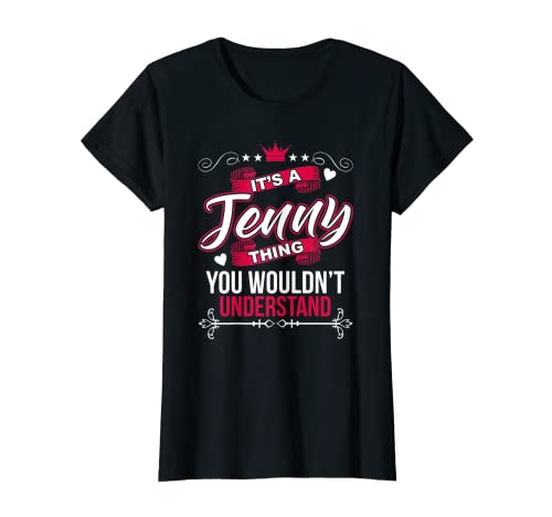 Damen It's a Jenny Thing you wouldn't Understand T Shirt Geschenk T-Shirt von Super Fan Apparel