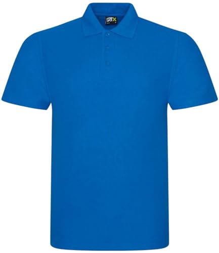 Klassisches Herren-Poloshirt, kurzärmelig, einfarbig, lässig, Arbeit, Sport, harte Gartenarbeit, Bauarbeiten, Arbeitskleidung, Weihnachten, Geburtstag, Geschenk, Baumeister, Elektriker, saphirblau, von Super Lemon