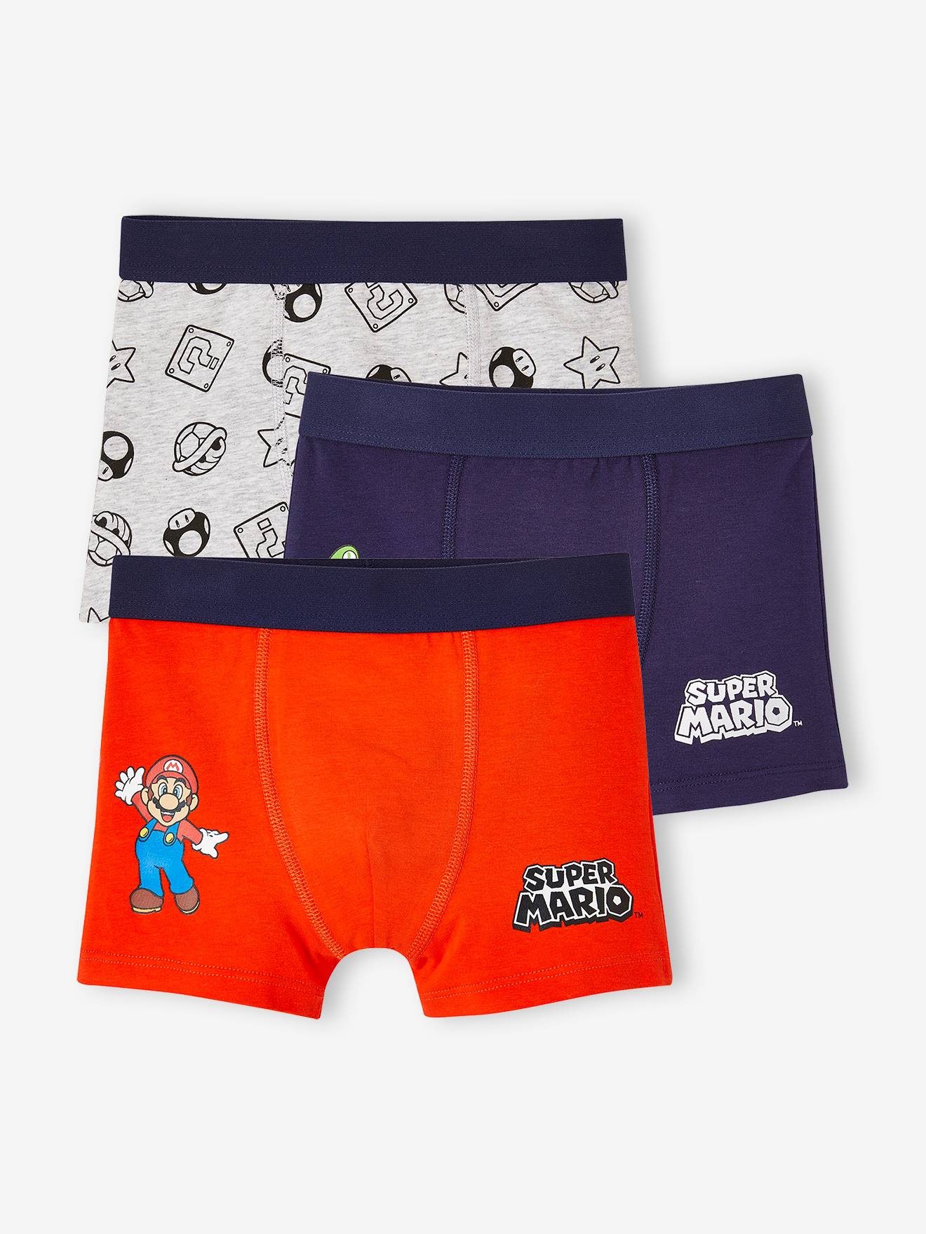 3er-Pack Jungen Boxershorts SUPER MARIO  farbe von Super Mario