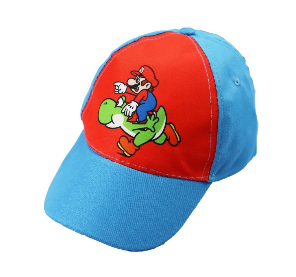 Super Mario Baseball Cap Super Mario Yoshi Luigi Kinder Basecap Gr. 52 bis 54 von Super Mario
