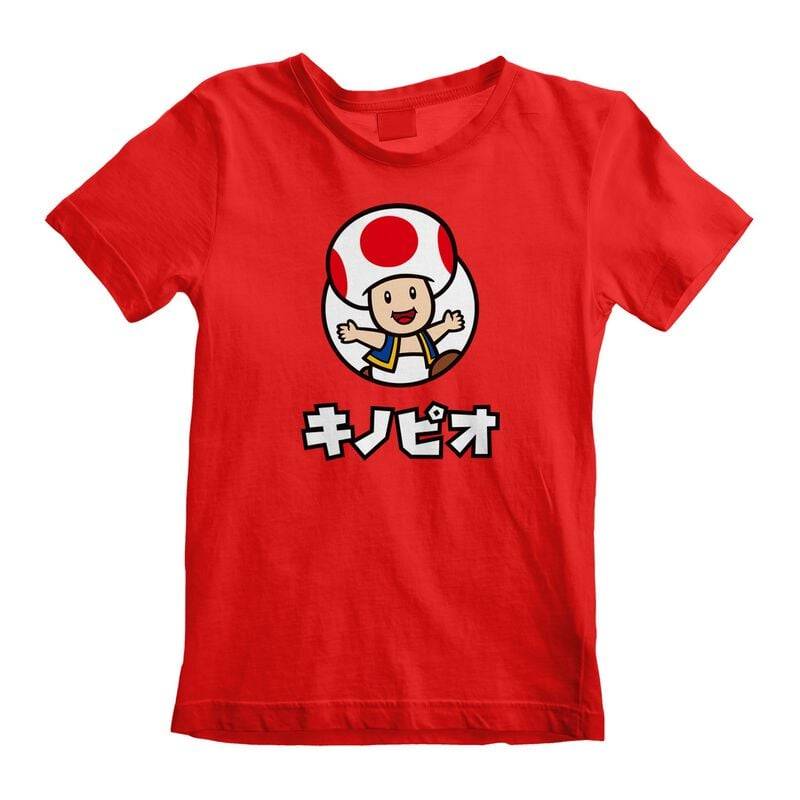 Super Mario - Gaming T-Shirt - Toad - S bis XXL - Größe XL - rot von Super Mario