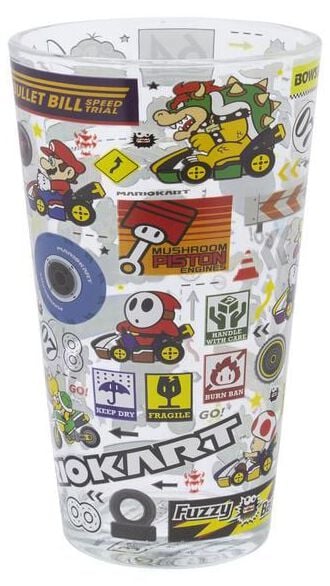 Super Mario - Gaming Trinkglas - Mario Kart - multicolor von Super Mario