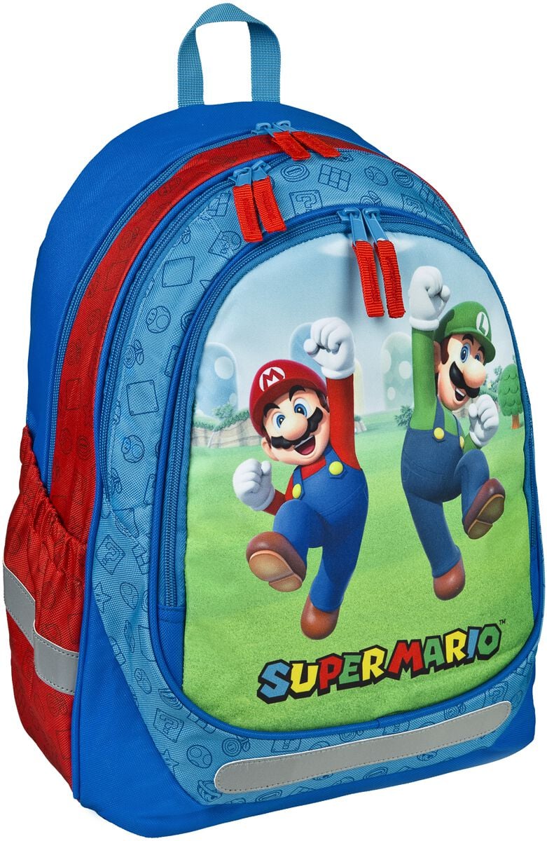 Super Mario Mario und Luigi Schulrucksack Rucksack multicolor von Super Mario