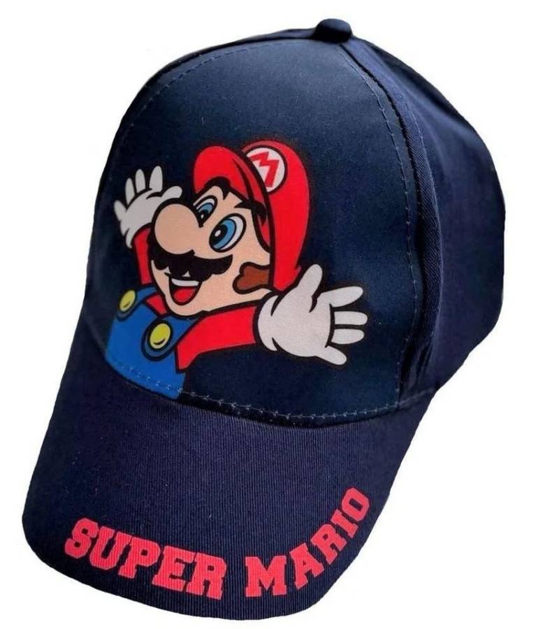 Super Mario Schirmmütze Super Mario Baseballcap Cappy für Jungen und Mädchen Gr.52 + 54 SuperMario Kindercap von Super Mario
