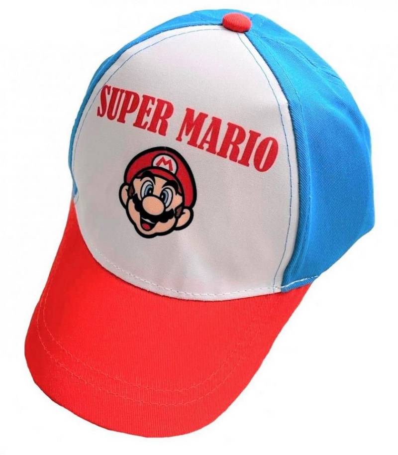 Super Mario Schirmmütze Super Mario Baseballcap Cappy für Jungen und Mädchen Gr.52 + 54 SuperMario Kindercap von Super Mario