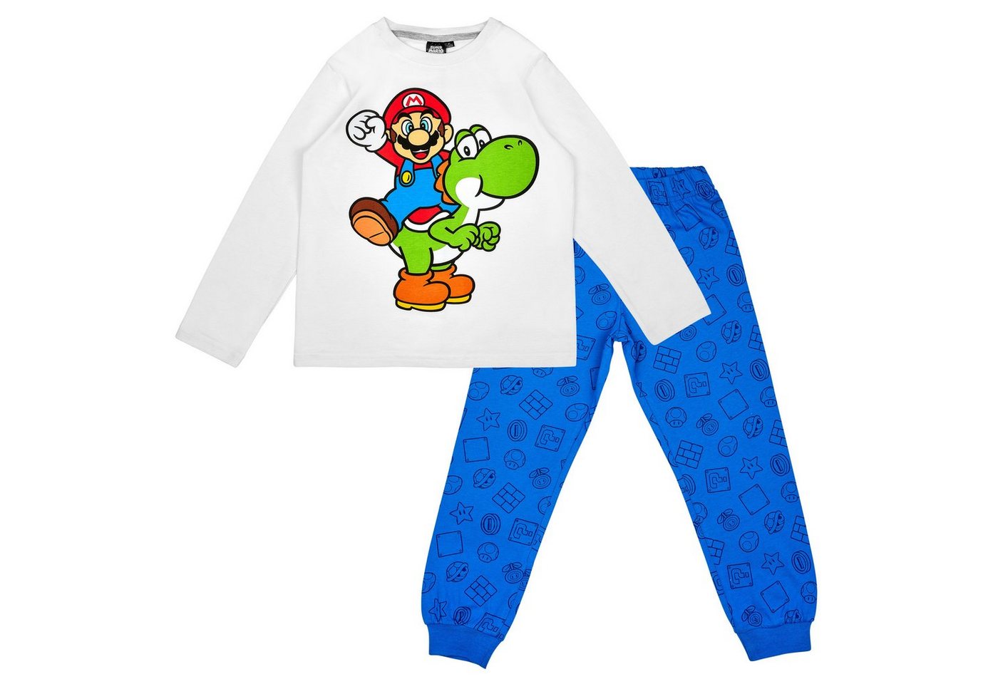 Super Mario Schlafanzug Super Mario Pyjama Schlafanzug mit Mario, Yoshi, Toad und Luigi Super Mario Schlafanzug Super Mario Pyjama Schlafanzug mit Mario, Yoshi, Toad und Luigi von Super Mario