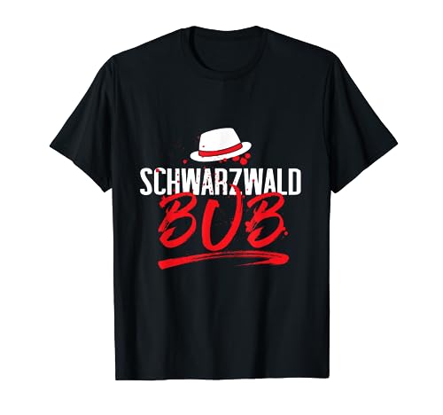 Schwarzwaldbub - Schwarzwald Herren Motiv T-Shirt von Super Schwarzwald Bollenhut Designs