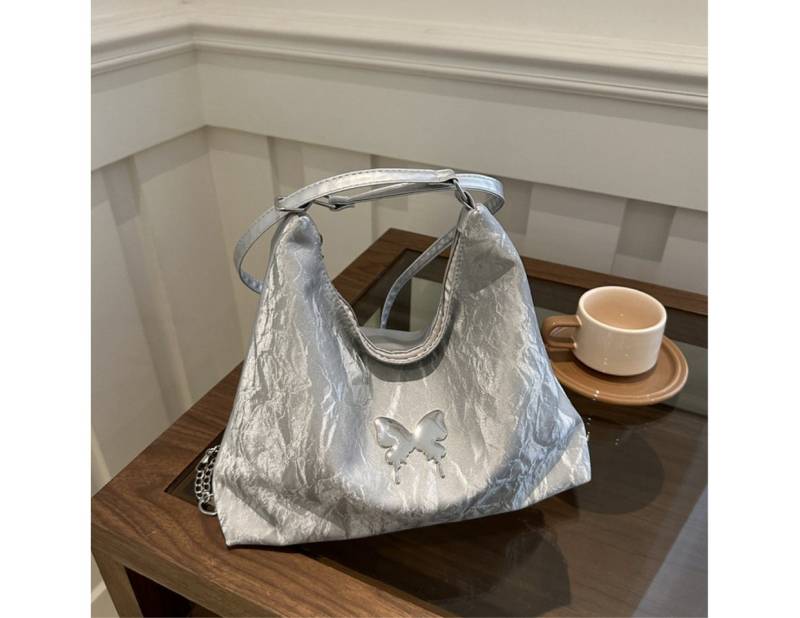 Super Solu Schultertasche Multifunktionale Damen Tasche 3-in-1 mit Schmetterling & Kette (Stück, 1-tlg., B/H/T30/26,5/9cm), 3 Tragemöglichkeiten: Rucksack, Schultertasche und Unterarmtasche von Super Solu