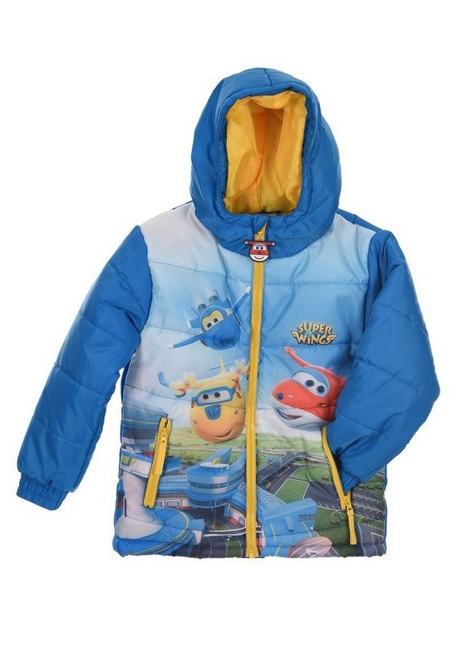 Super Wings Winterjacke Kinder Jungen Steppjacke von Super Wings