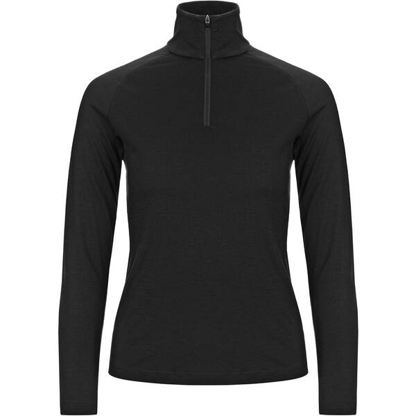 SUPER.NATURAL Damen Langarmshirt W BASE 1/4 ZIP 230 von Super.Natural