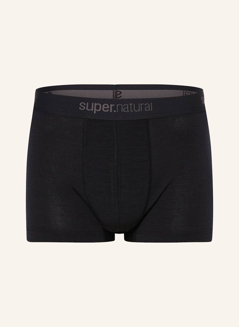 Super.Natural Funktionswäsche-Boxershorts tundra175 Boxer Mit Merinowolle schwarz von Super.Natural