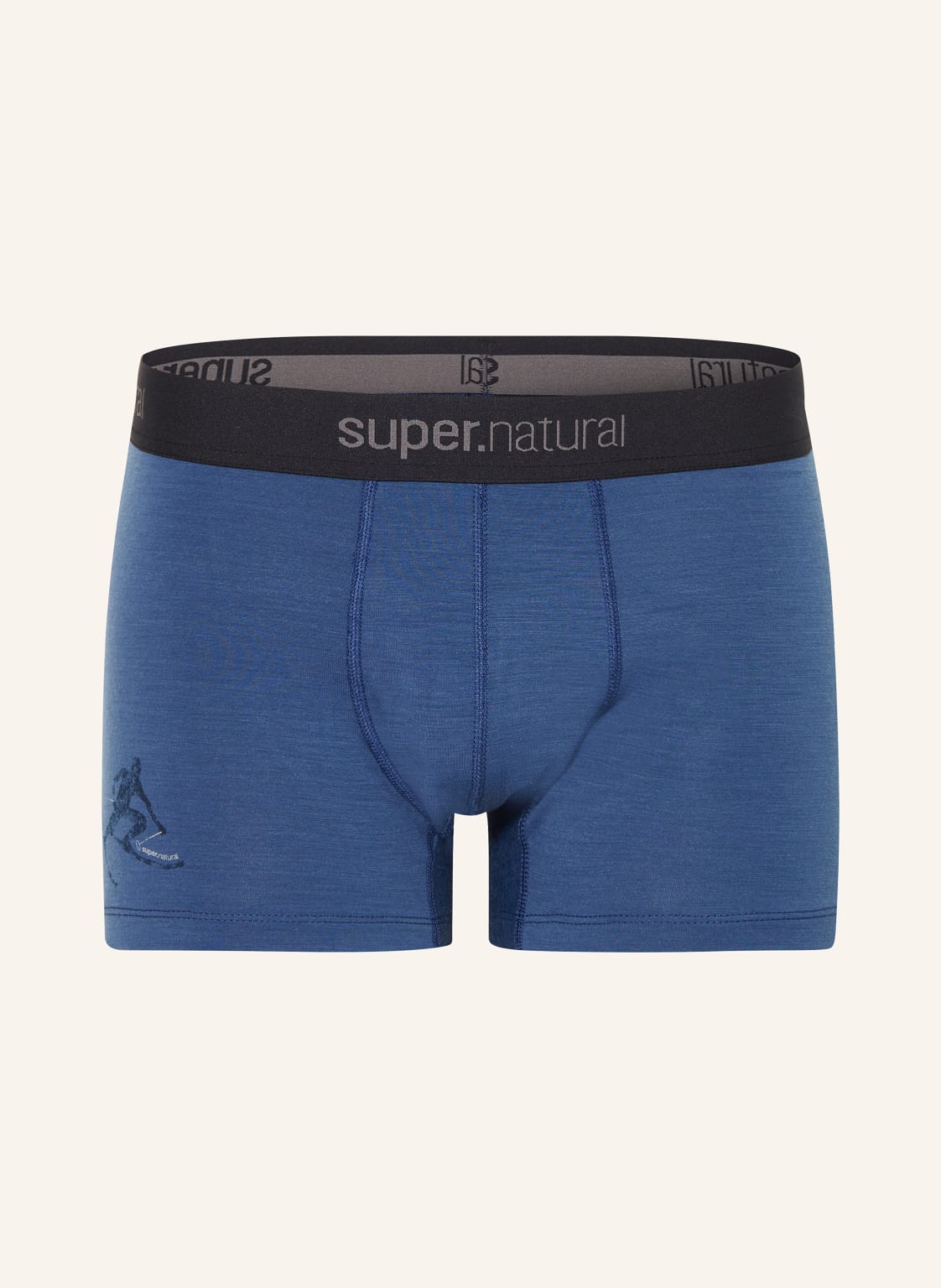 Super.Natural Funktionswäsche-Boxershorts tundra175 Toni Mit Merinowolle blau von Super.Natural