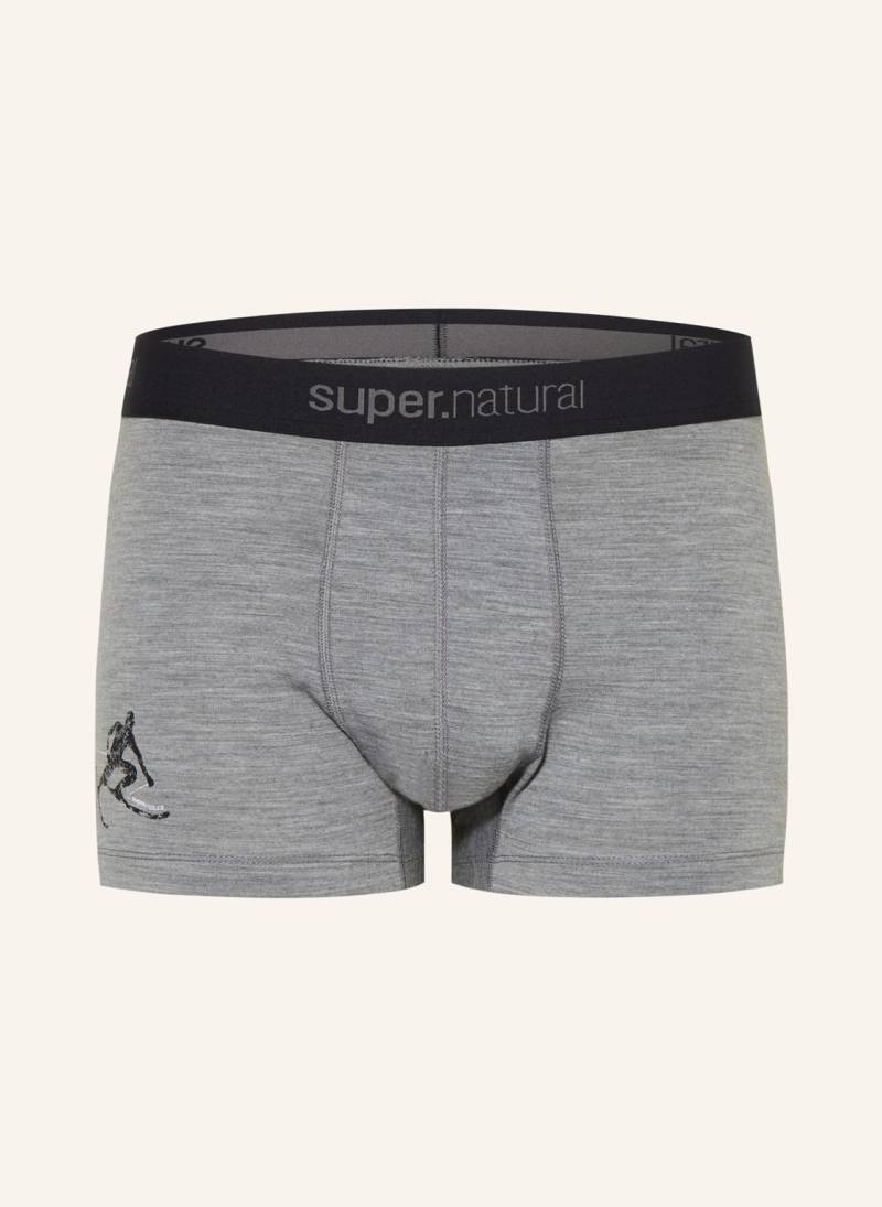 Super.Natural Funktionswäsche-Boxershorts tundra175 Toni Mit Merinowolle grau von Super.Natural