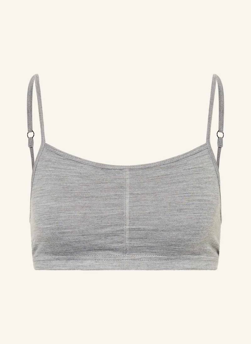 Super.Natural Funktionswäsche-Bustier Cosy Bra Mit Merinowolle grau von Super.Natural