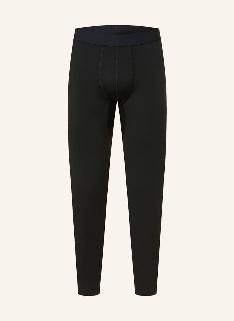 Super.Natural Funktionswäsche-Hose tundra175 Mit Verkürzter Beinlänge Und Merinowolle schwarz von Super.Natural