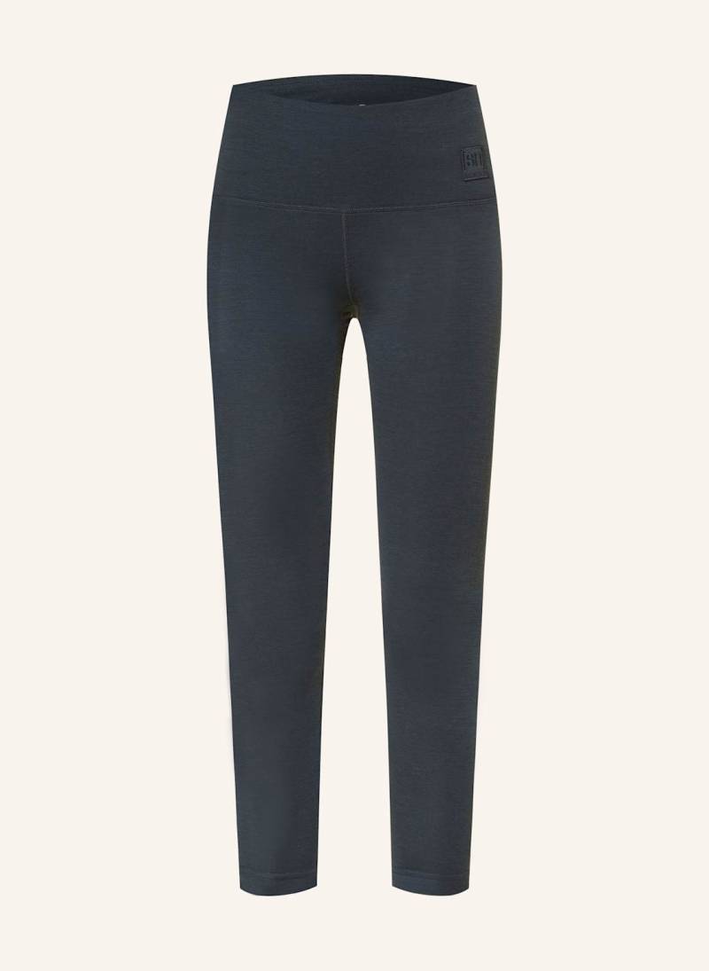 Super.Natural Leggings Super Bio Mit Merinowolle blau von Super.Natural