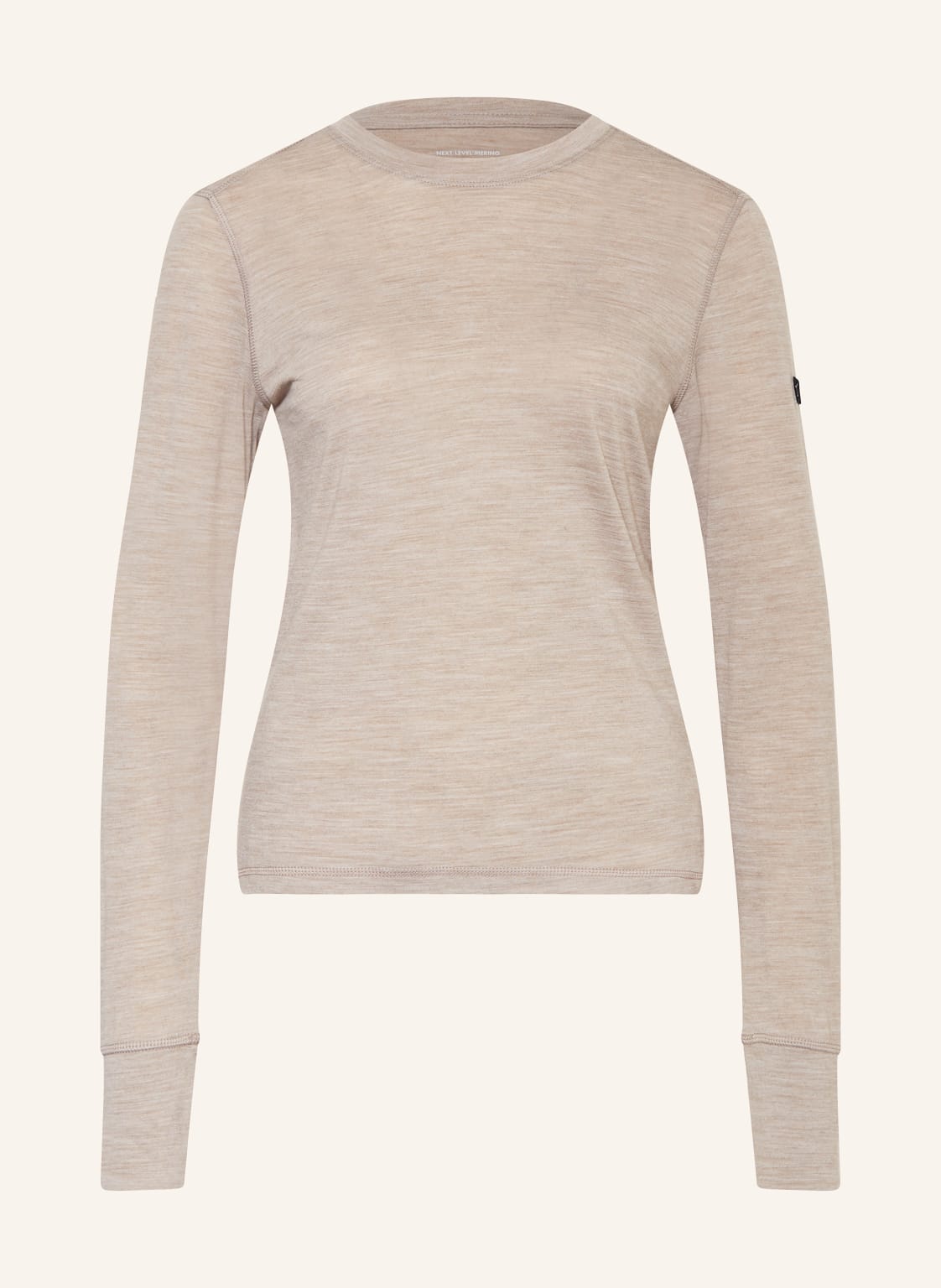 Super.Natural Longsleeve Sierra Mit Merinowolle gruen von Super.Natural