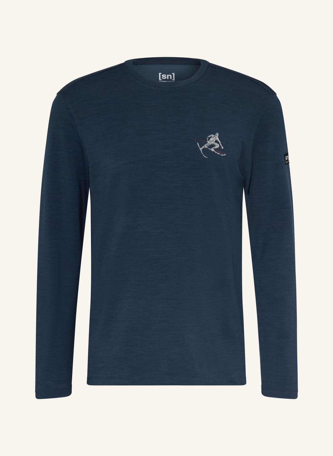 Super.Natural Longsleeve Toni Brush blau von Super.Natural
