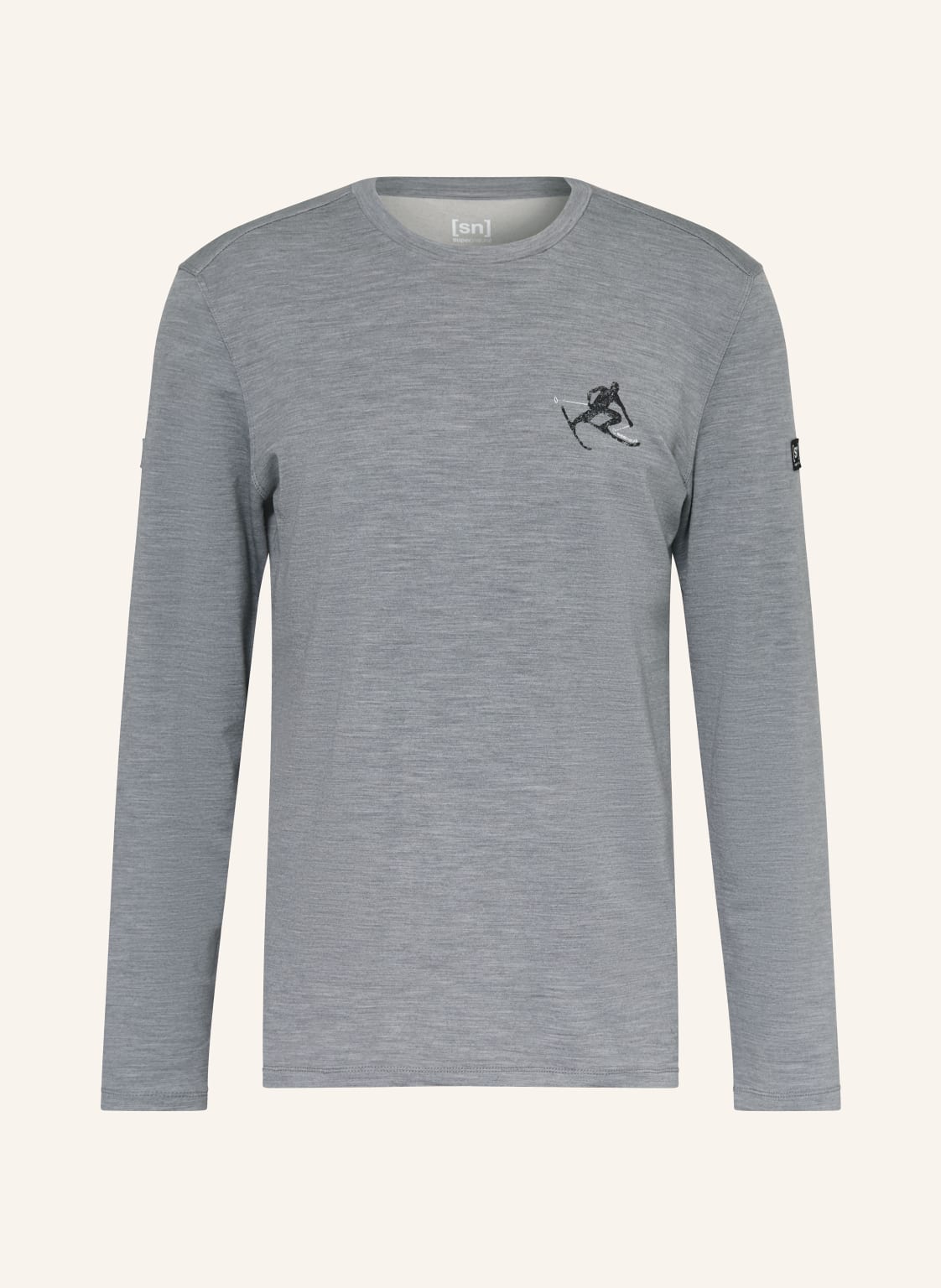 Super.Natural Longsleeve Toni Brush grau von Super.Natural