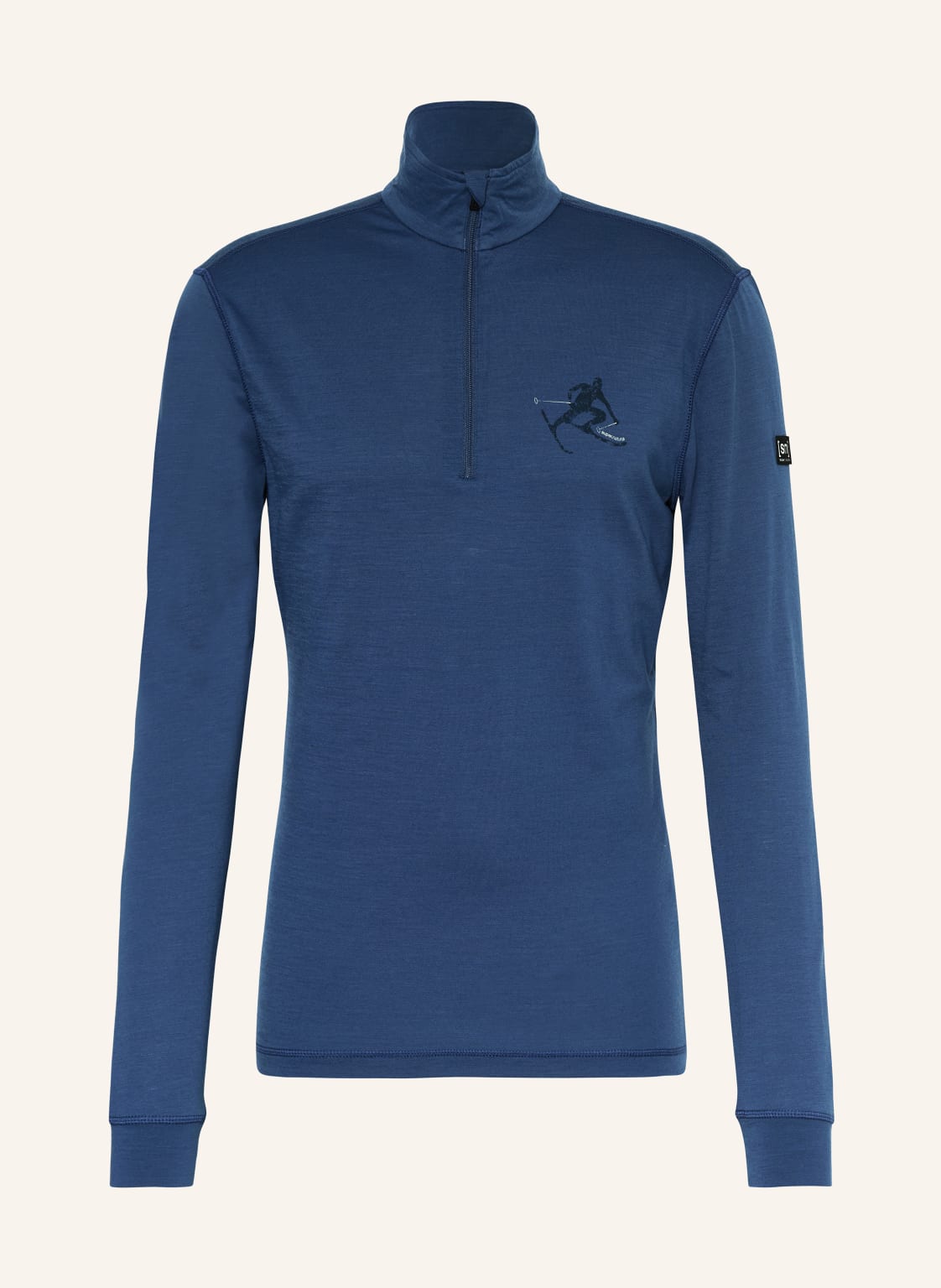 Super.Natural Midlayer tundra175 Toni Mit Merinowolle blau von Super.Natural