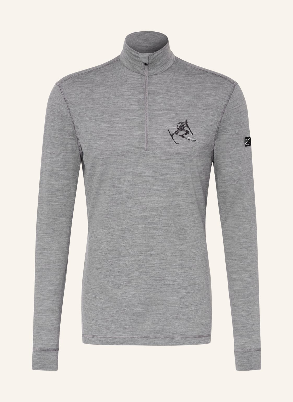 Super.Natural Midlayer tundra175 Toni Mit Merinowolle grau von Super.Natural