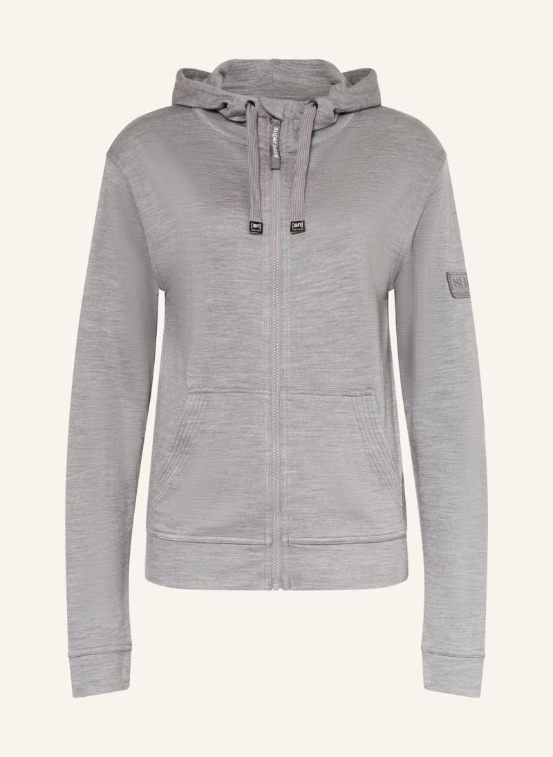 Super.Natural Sweatjacke Solution Bio Mit Merinowolle grau von Super.Natural