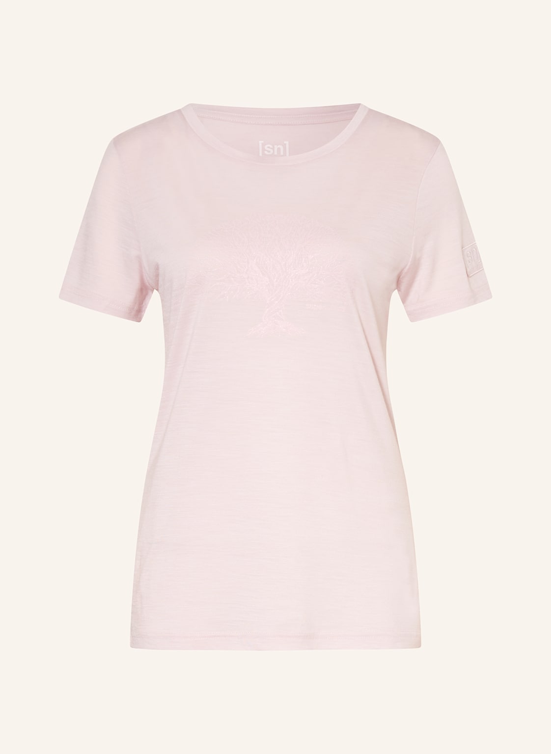 Super.Natural T-Shirt Tree Of Knowledge Mit Wolle rosa Super.Natural T-Shirt Tree Of Knowledge Mit Wolle rosa von Super.Natural