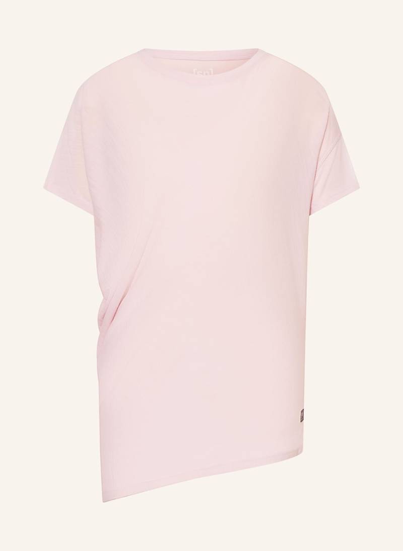 Super.Natural T-Shirt Yoga Loose Mit Merinowolle rosa von Super.Natural