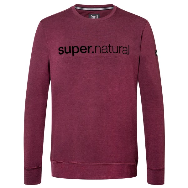 super.natural - 3D Signature Crew - Pullover Gr XXL rot von Super.Natural