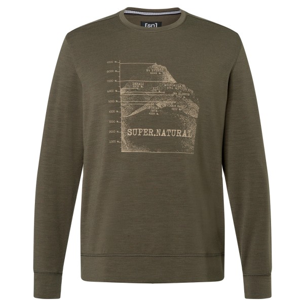 super.natural - 7 Peaks Crew - Pullover Gr 46 - S braun von Super.Natural