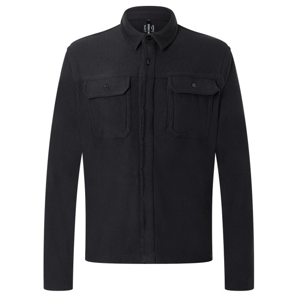 super.natural - Alpine Active Overshirt - Hemd Gr L schwarz von Super.Natural